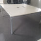 White 2 Pod Office desk (160cm x 80cm)