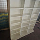 Pigeon hole media unit in white 3x9 | CDs, DVDs, Bookcase storage unit height-adjustable, removable shelves H:180cm W:102cm D: 15cm, 23cm