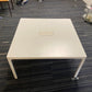 Ikea White (Black Legs) BEKANT conference meeting table 140cm x 140cm