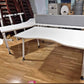 White Herman Miller rectangular desk for study workstation 160cm x 80cm