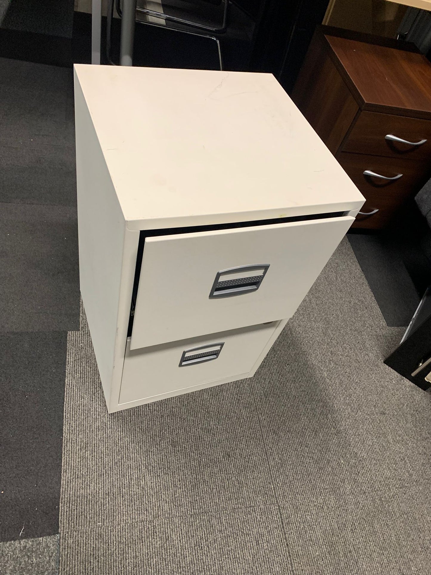Used Filing Cabinet 2-Drawer  H 67cm x W 41cm x D 40cm