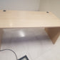 Rectangle computer table in maple colour