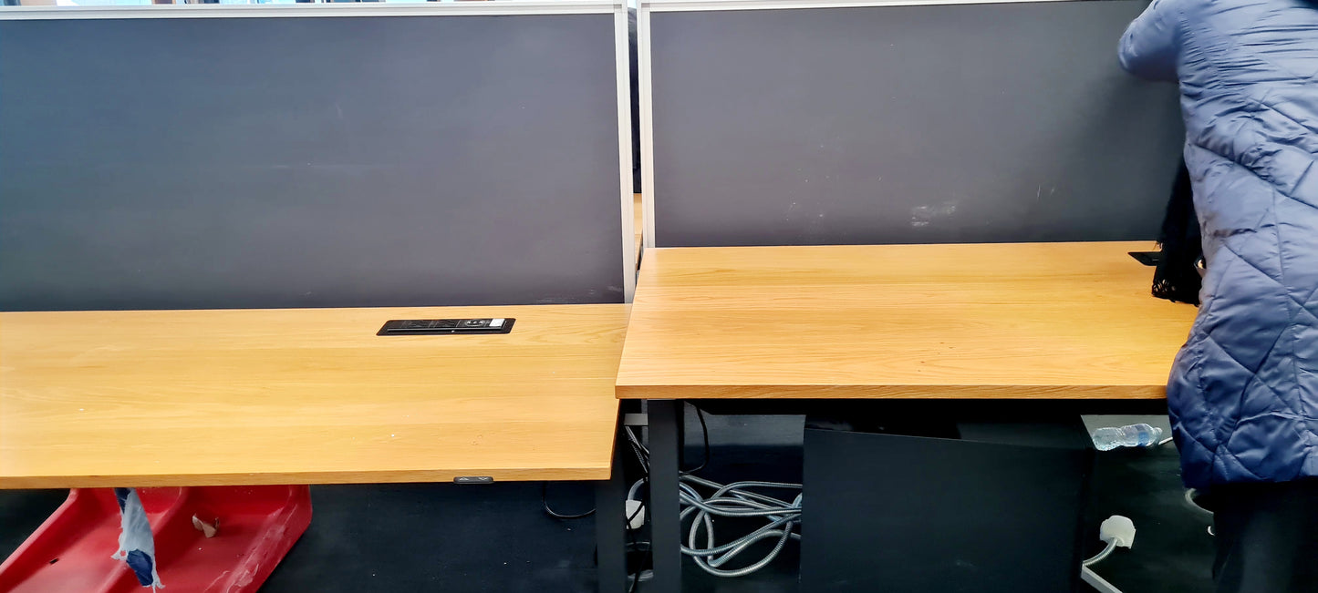 2 Person Electric Sit-Stand Office Desk- W1600 X D800mm