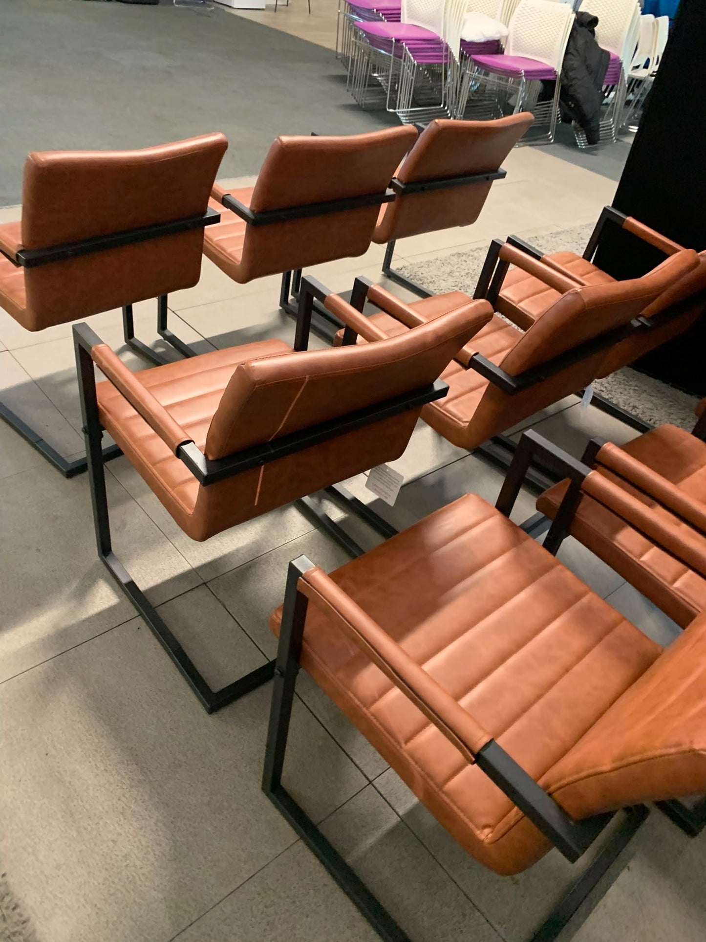 Used Industrial Cantilever Office Chair