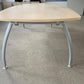 Used Office Meeting table 6 seater maple finish conference, 160cm x 100cm