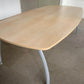 Used Office Meeting table 6 seater maple finish conference, 160cm x 100cm