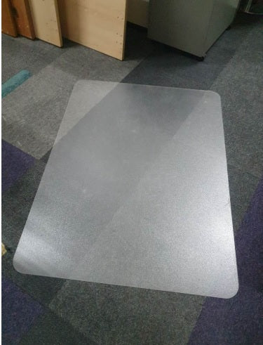 Used Square Plastic Floor Protector for office chairs 91cm x 122cm