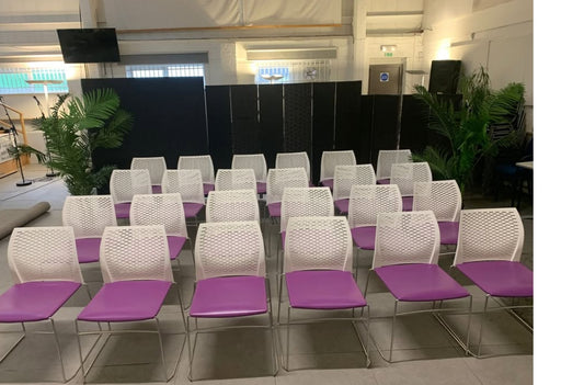 Used Connexions perferated meeting boardroom chair