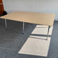 Beech 4 person pod bench hot desks 240cm x 140cm x 73cm