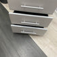 Pale Grey Office Small Cabinet with 3 drawers