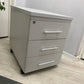 Pale Grey Office Small Cabinet with 3 drawers
