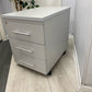 Pale Grey Office Small Cabinet with 3 drawers