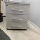 Pale Grey Office Small Cabinet with 3 drawers