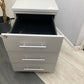 Pale Grey Office Small Cabinet with 3 drawers