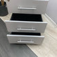 Pale Grey Office Small Cabinet with 3 drawers