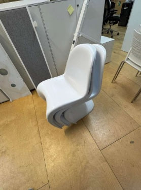 PRE-OWNED VITRA PANTON STYLE PLASTIC CHAIR OFFICE RECEPTION MEETING CHAIR