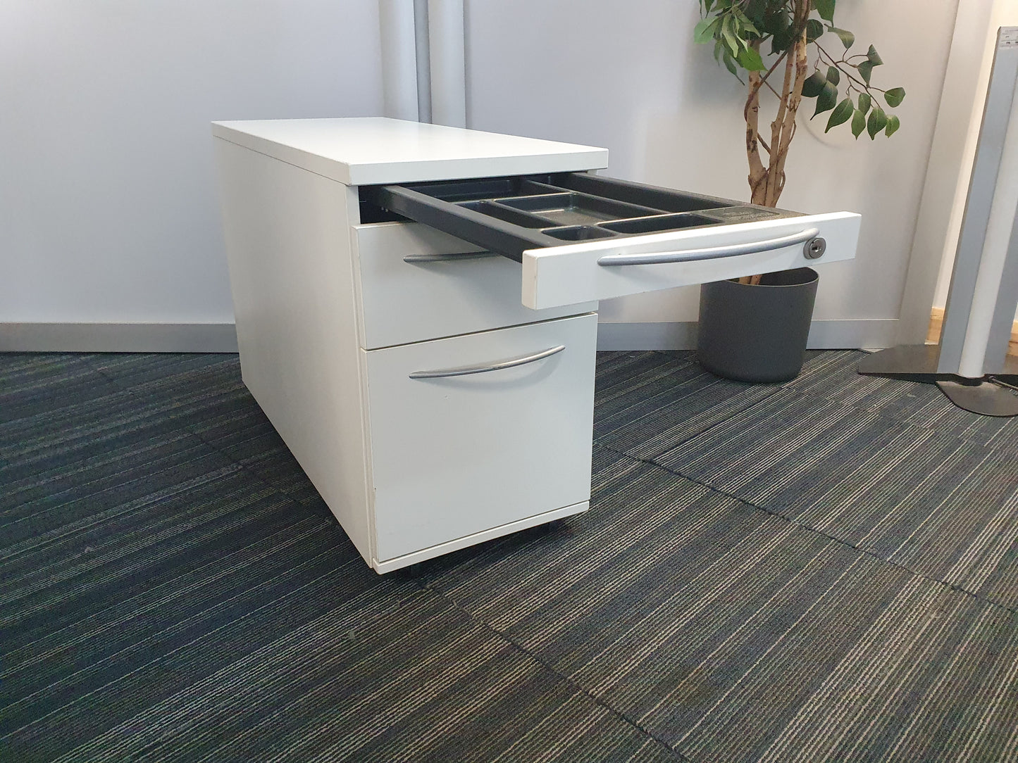 Slimline long office drawer open insert drawer