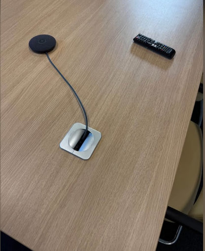 Used Boardroom table  Wood finish 300cm x 120cm cable management