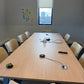 Used Boardroom table  Wood finish 300cm x 120cm cable management