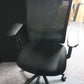 Used Curved Back Black Mesh Swivel chair