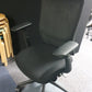 Used Curved Back Black Mesh Swivel chair