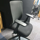 Used Curved Back Black Mesh Swivel chair