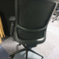 Used Curved Back Black Mesh Swivel chair