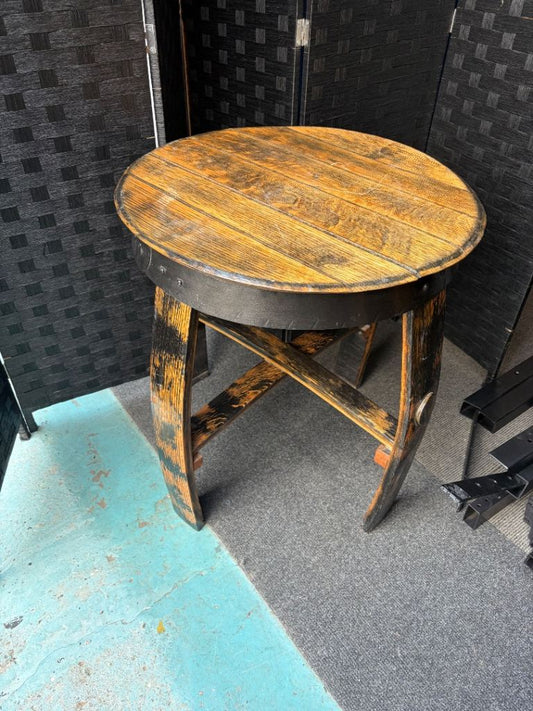 Second hand Rustic Barrel Table