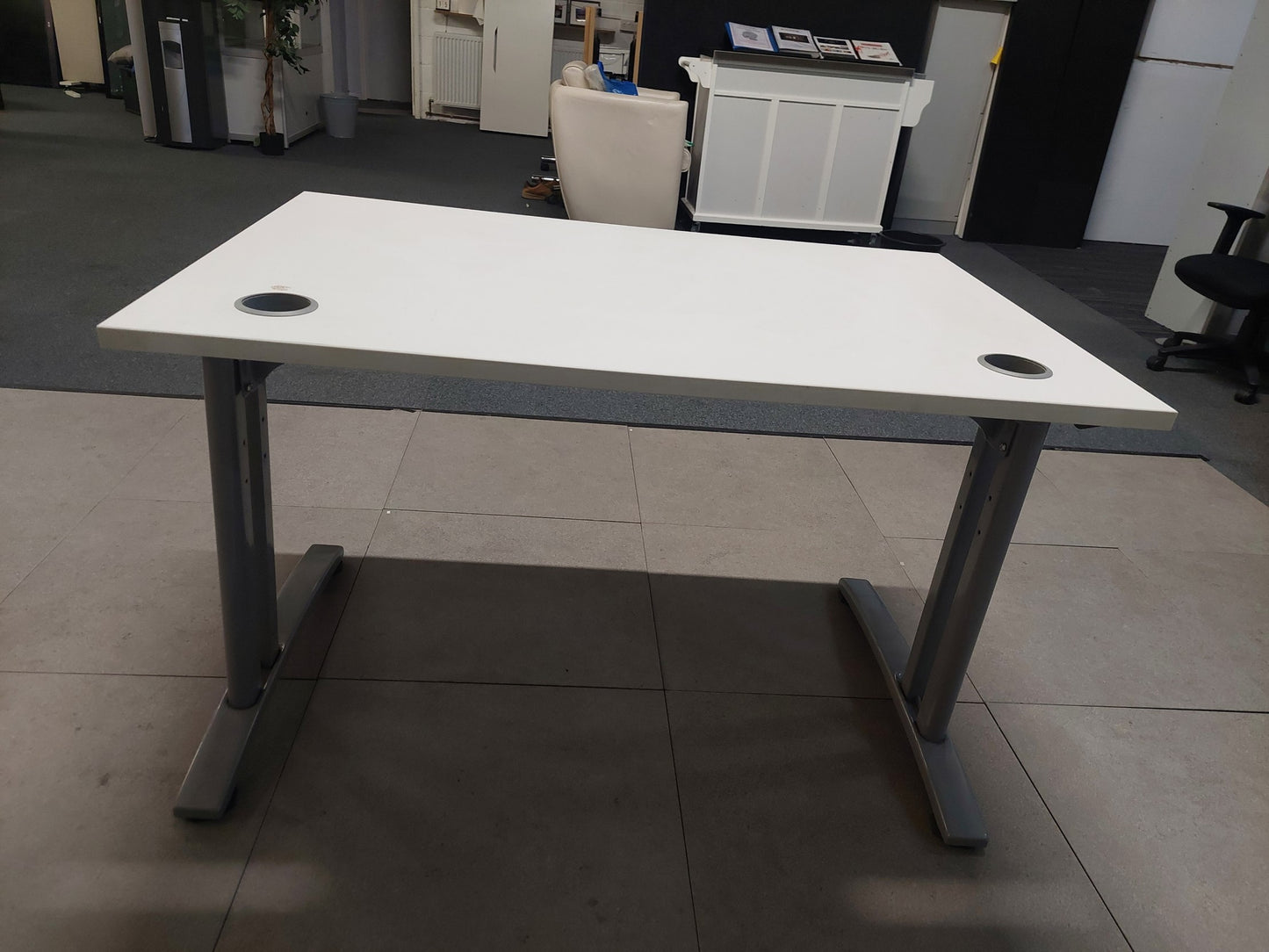 White 1200mm Computer Desk