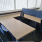 Beech rectangular office computer task desk w 160cm x d 60cm x h 73cm