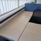Beech rectangular office computer task desk w 160cm x d 60cm x h 73cm