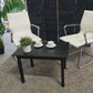 Set of 2 White Chrome Conference Meeting Chair, Ribbed Leather