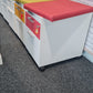 Gloss Office Contrast White / Coloured  3 Drawers Pedestals